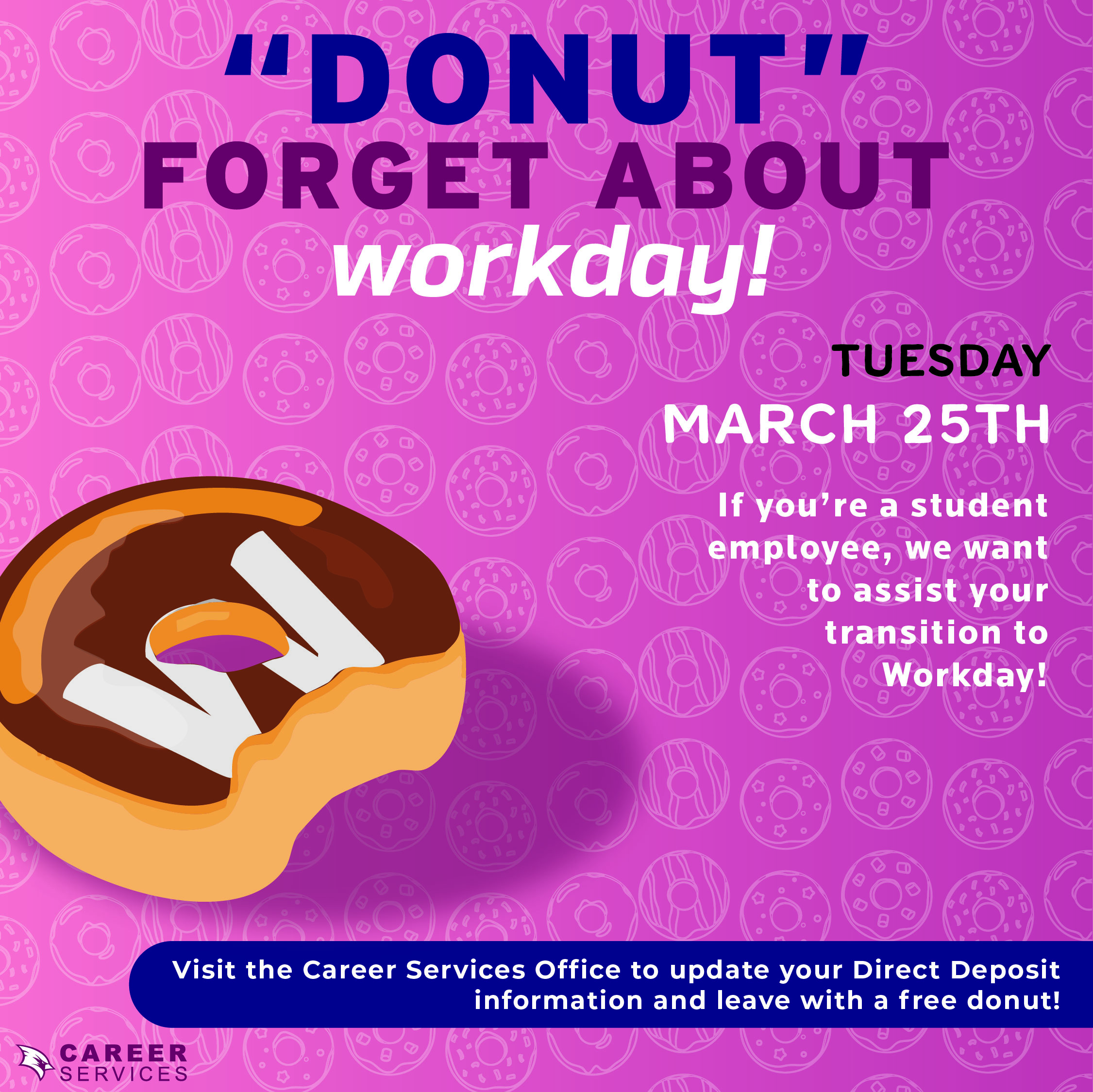 Donut-themed Student Worker Appreciation Week post
